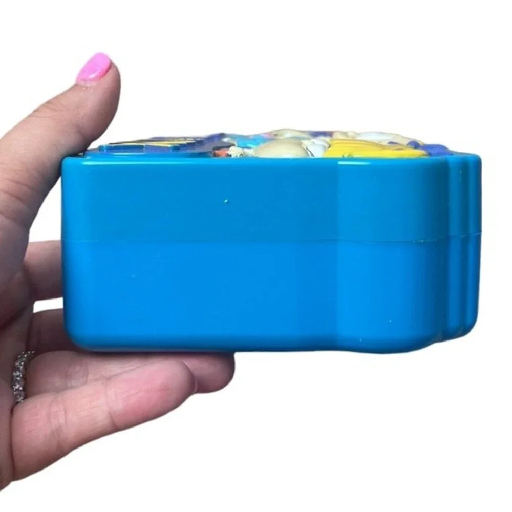 Vintage Rugrats 1998 Viacom Nickelodeon Hard Pencil Box Case Storage Container‎
